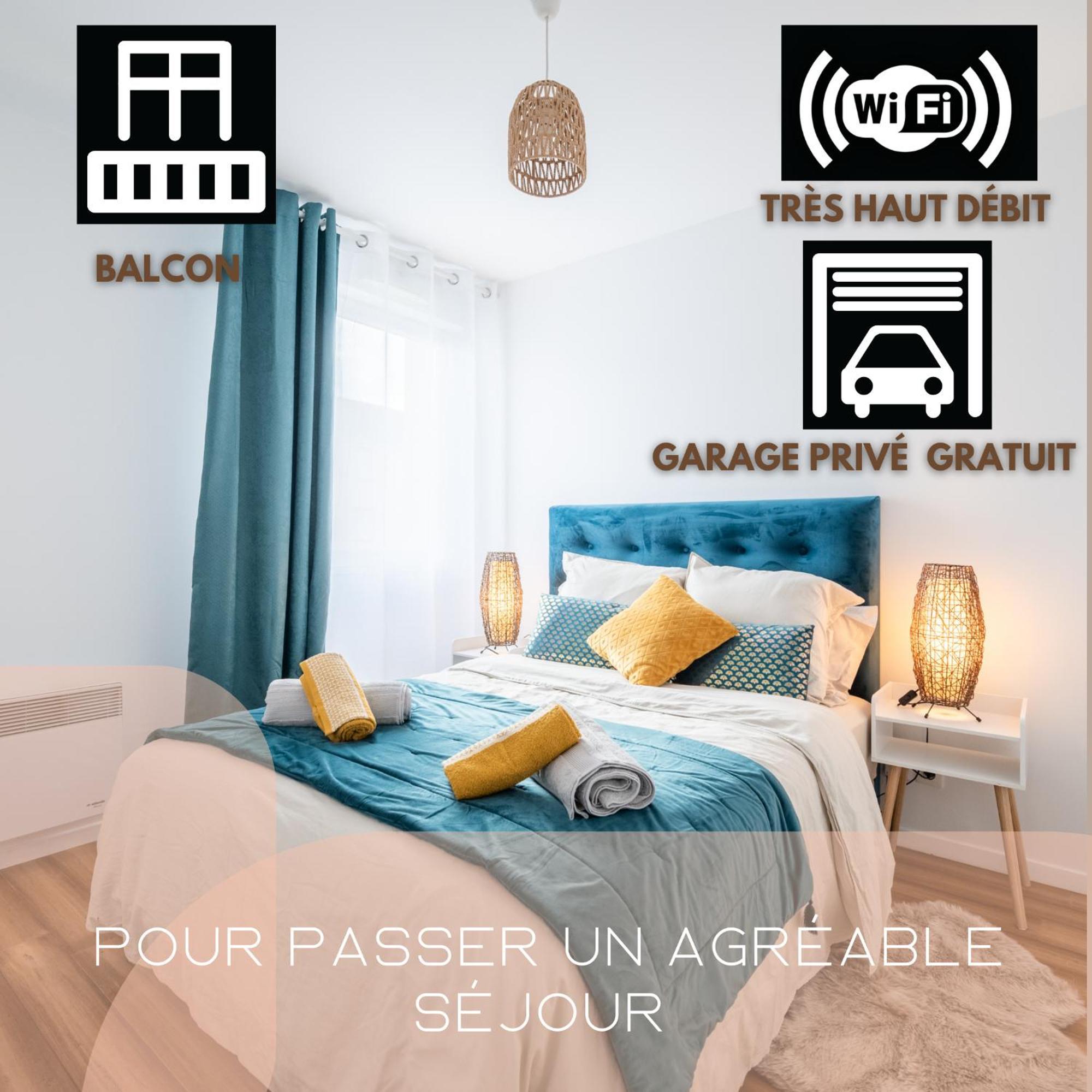 Apartment Le Nid Douillet T2, Wifi, Parking Prive Gratuit